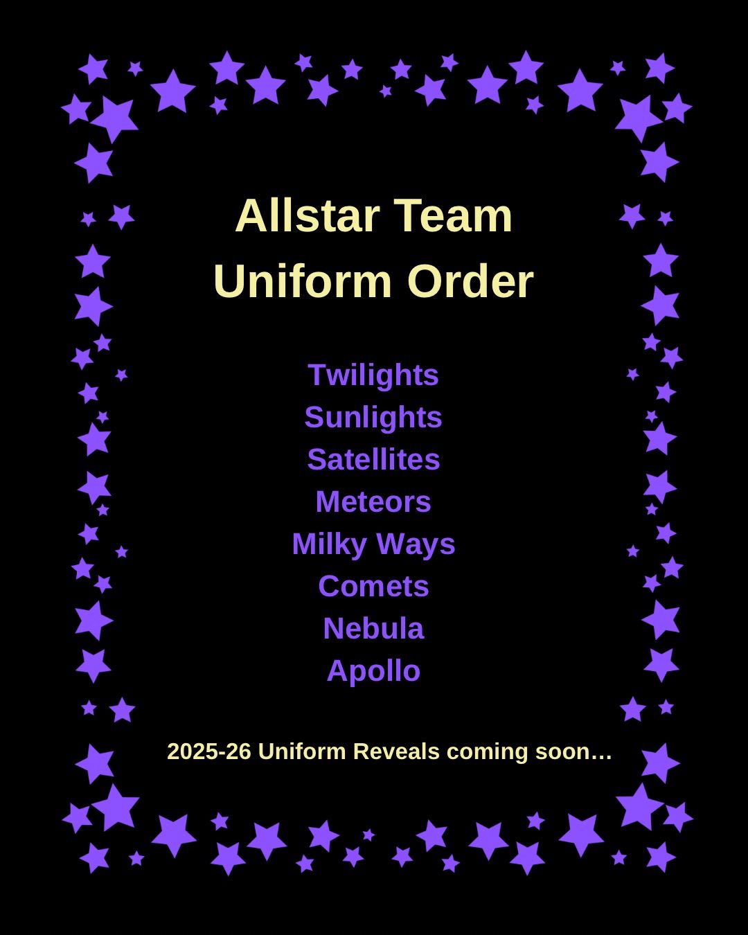 Season 15 Allstar Uniform