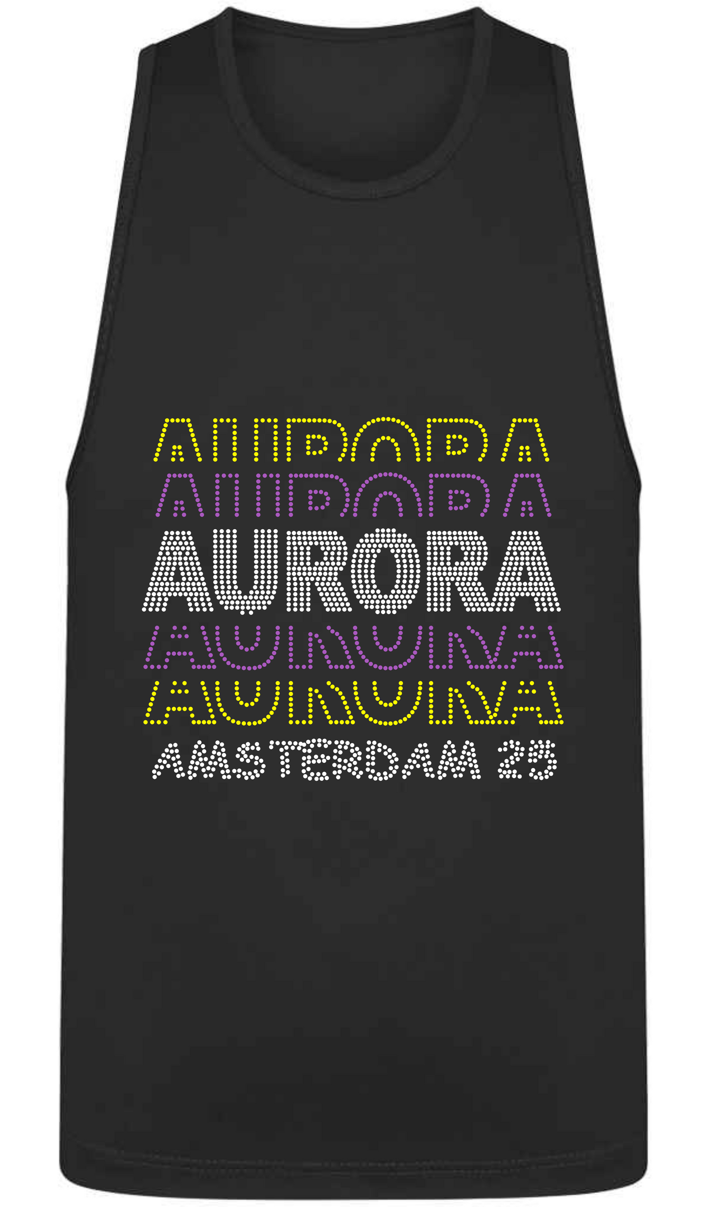 Aurora Amsterdam 25 Rhinestone Vest/T-Shirt