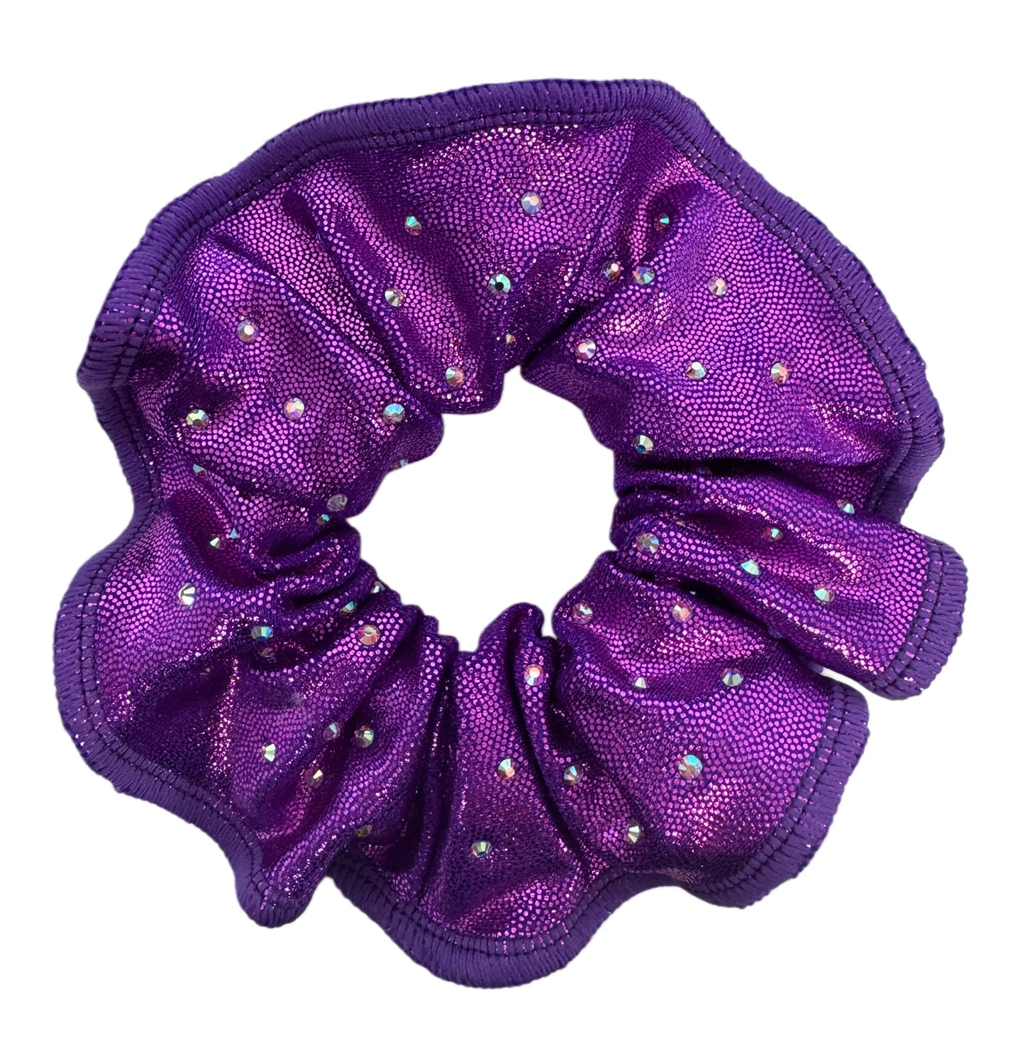 Purple Mystique Rhinestone Scrunchie