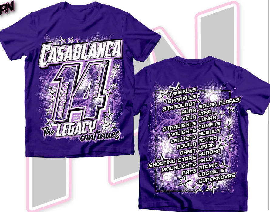 Purple Season 14 Cheer & Dance T-Shirt