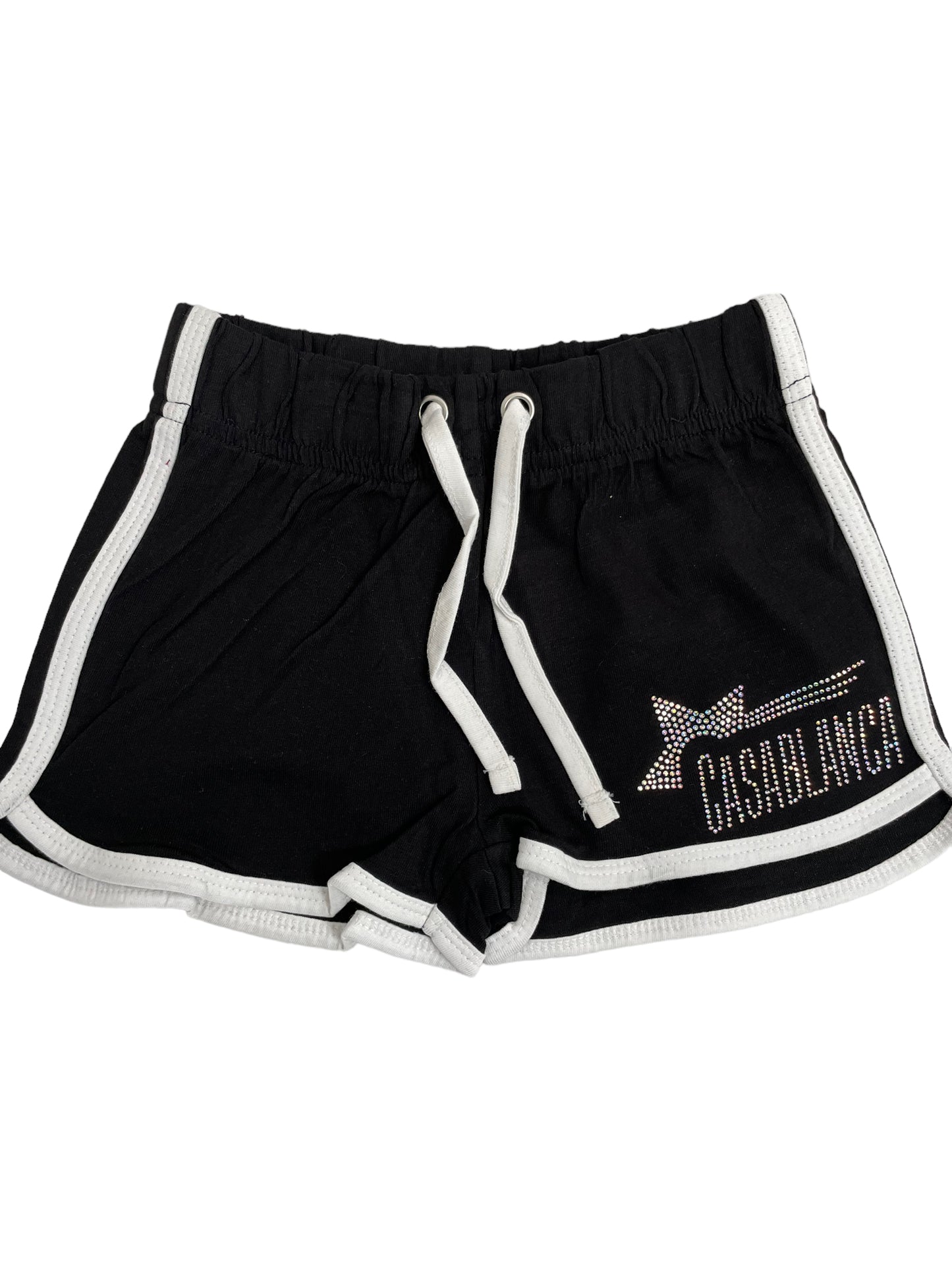 Rhinestone Logo Shorts