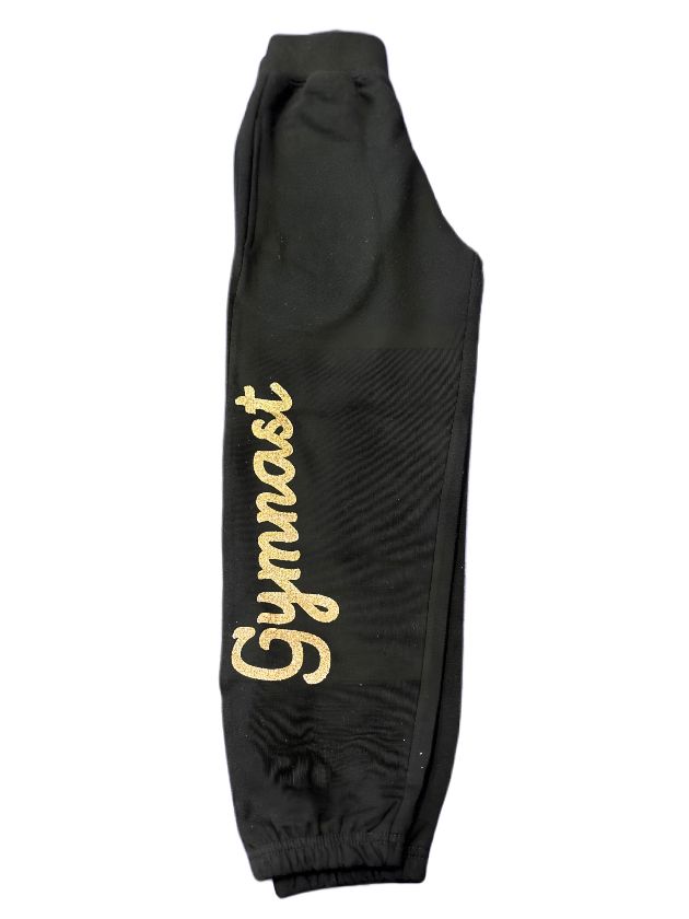 Glitter Logo Gymnast Joggers
