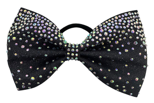 Black Rhinestone bow