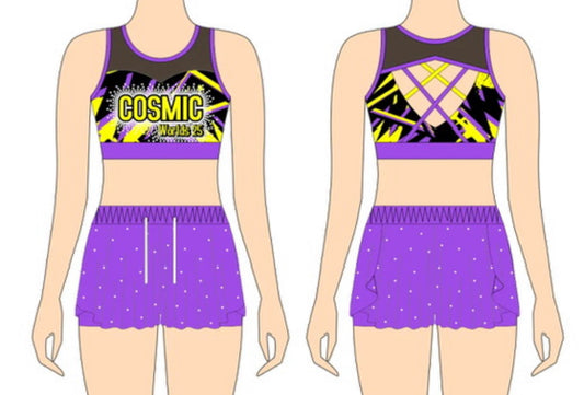 Cosmic Worlds 25 Crop Top