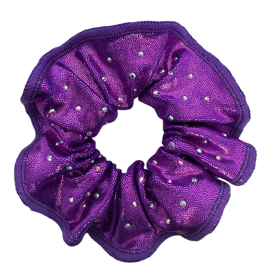 Purple Mystique Rhinestone Scrunchie