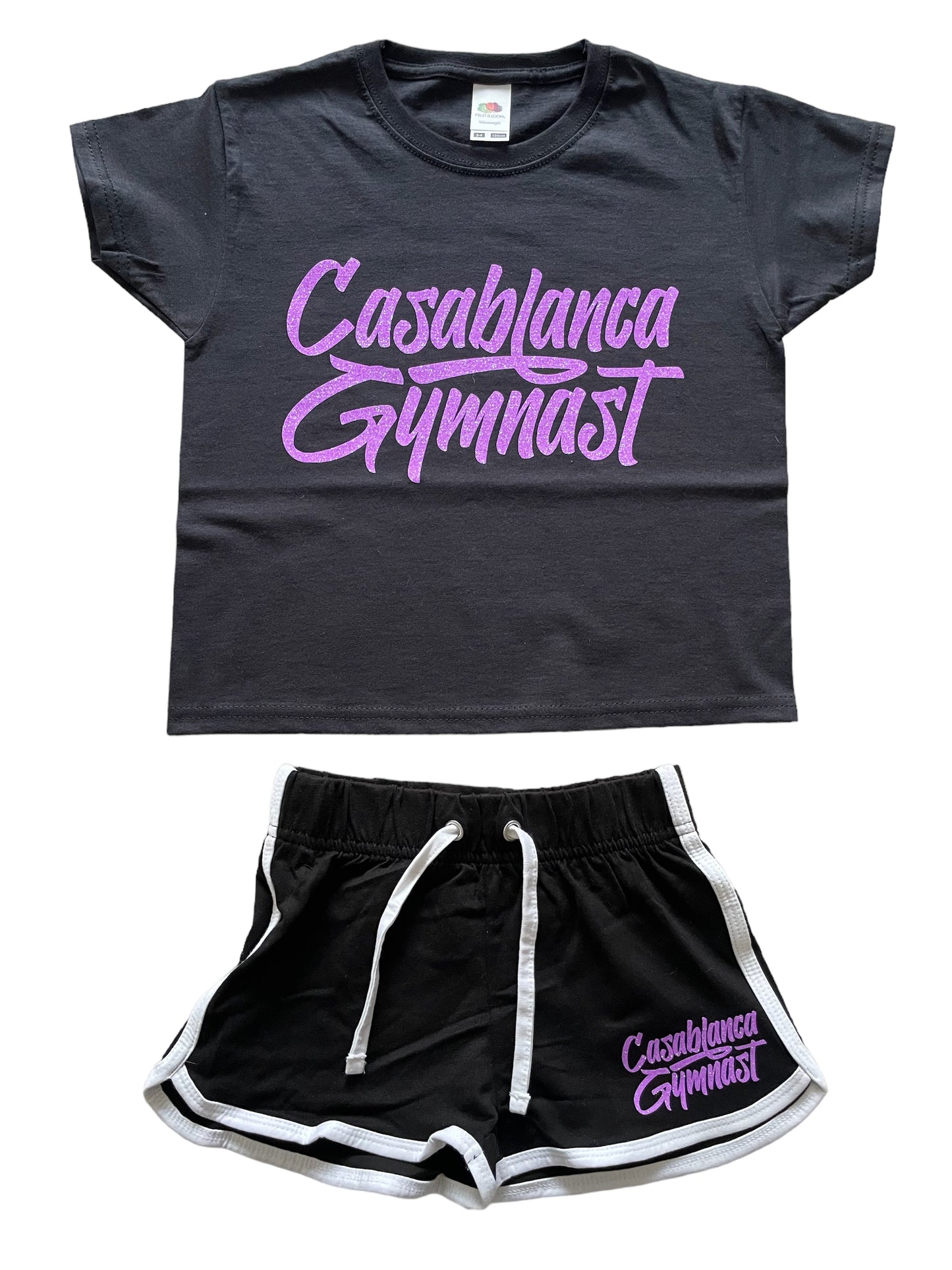 Casablanca Gymnast Glitter Shorts