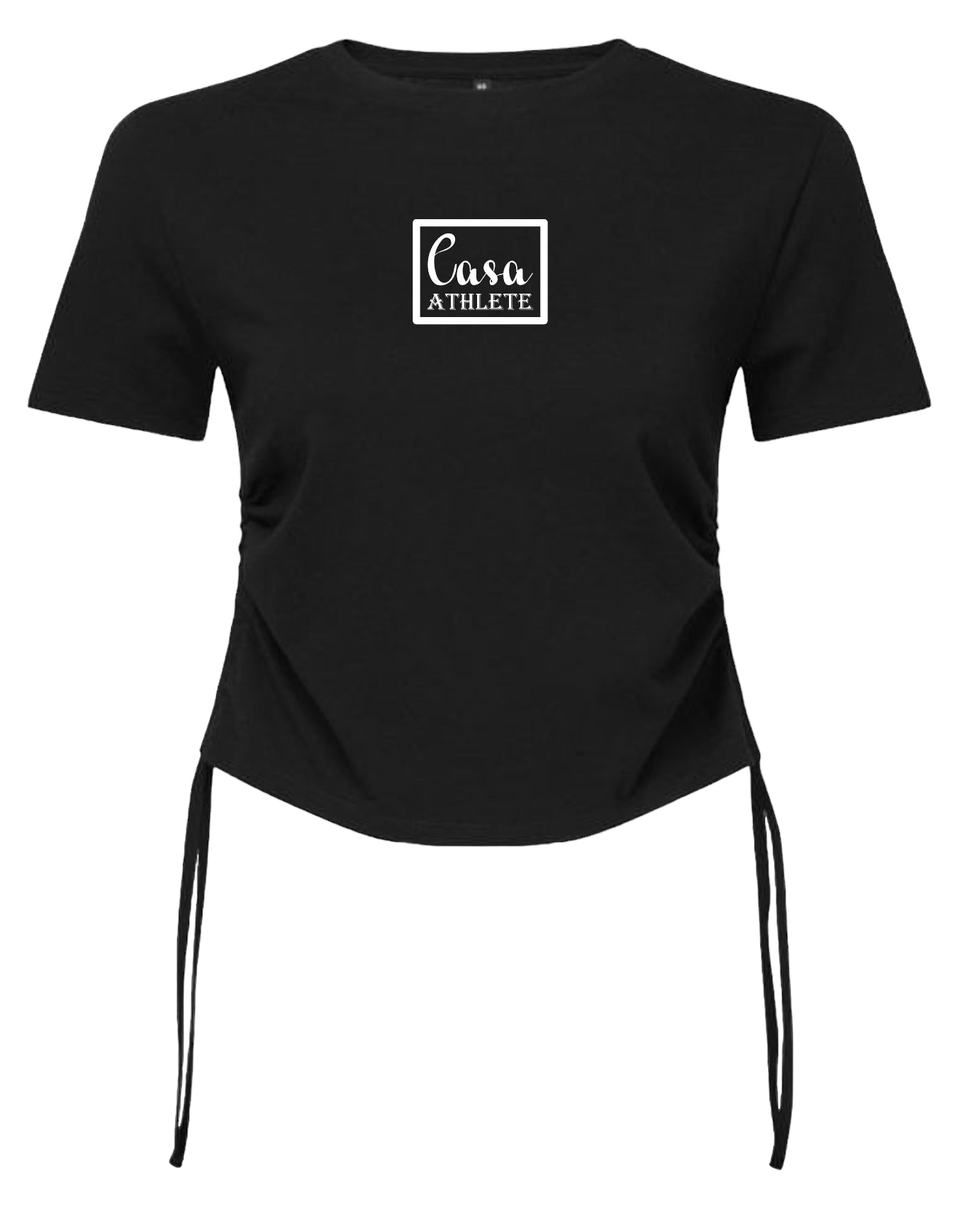 Casa ATHLETE Ruched Crop Tee