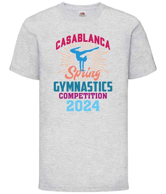 Spring Gymnastics Competition 2024 Commemorative Event T-Shirt