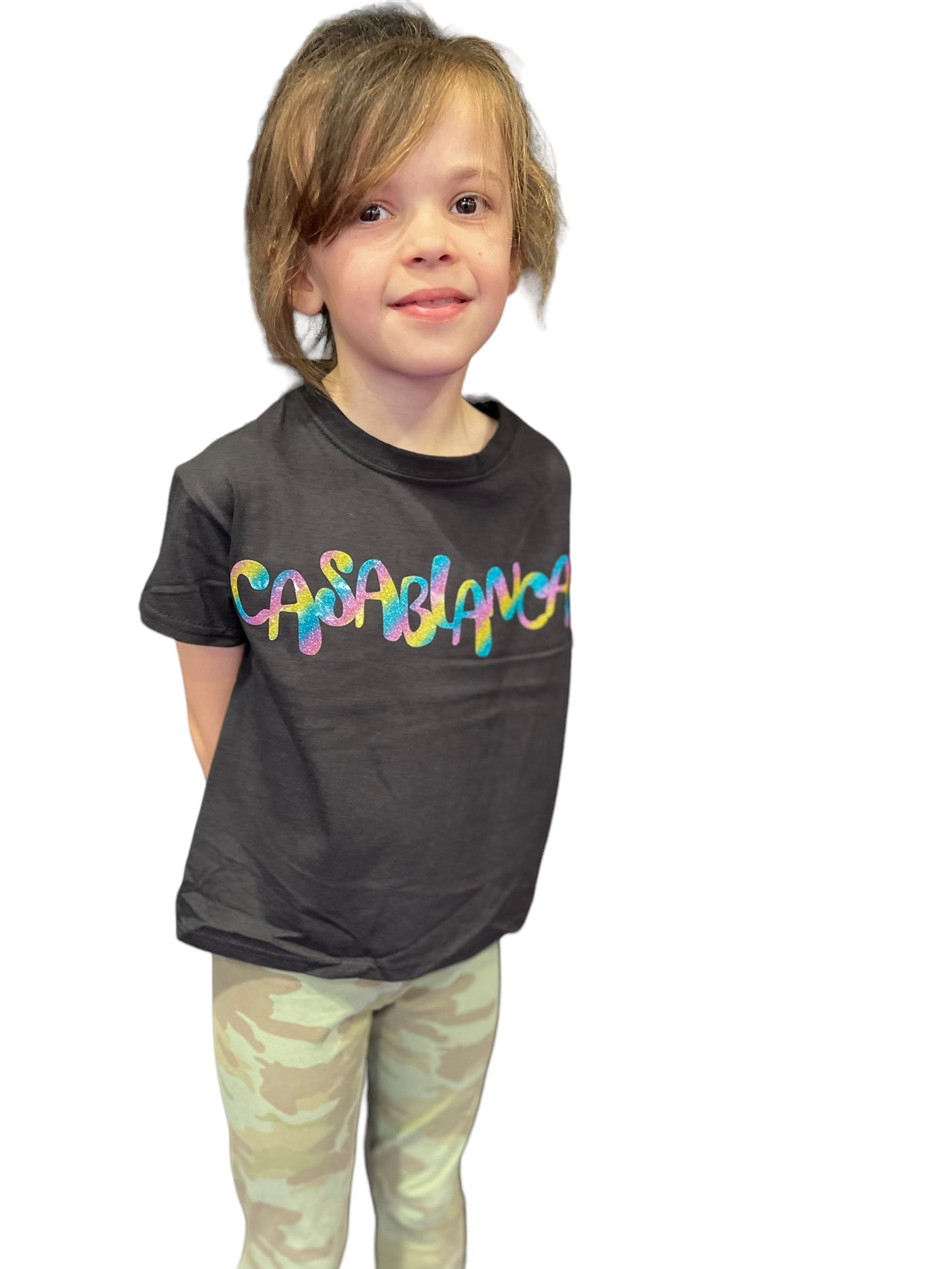 Rainbow Glitter T-Shirt