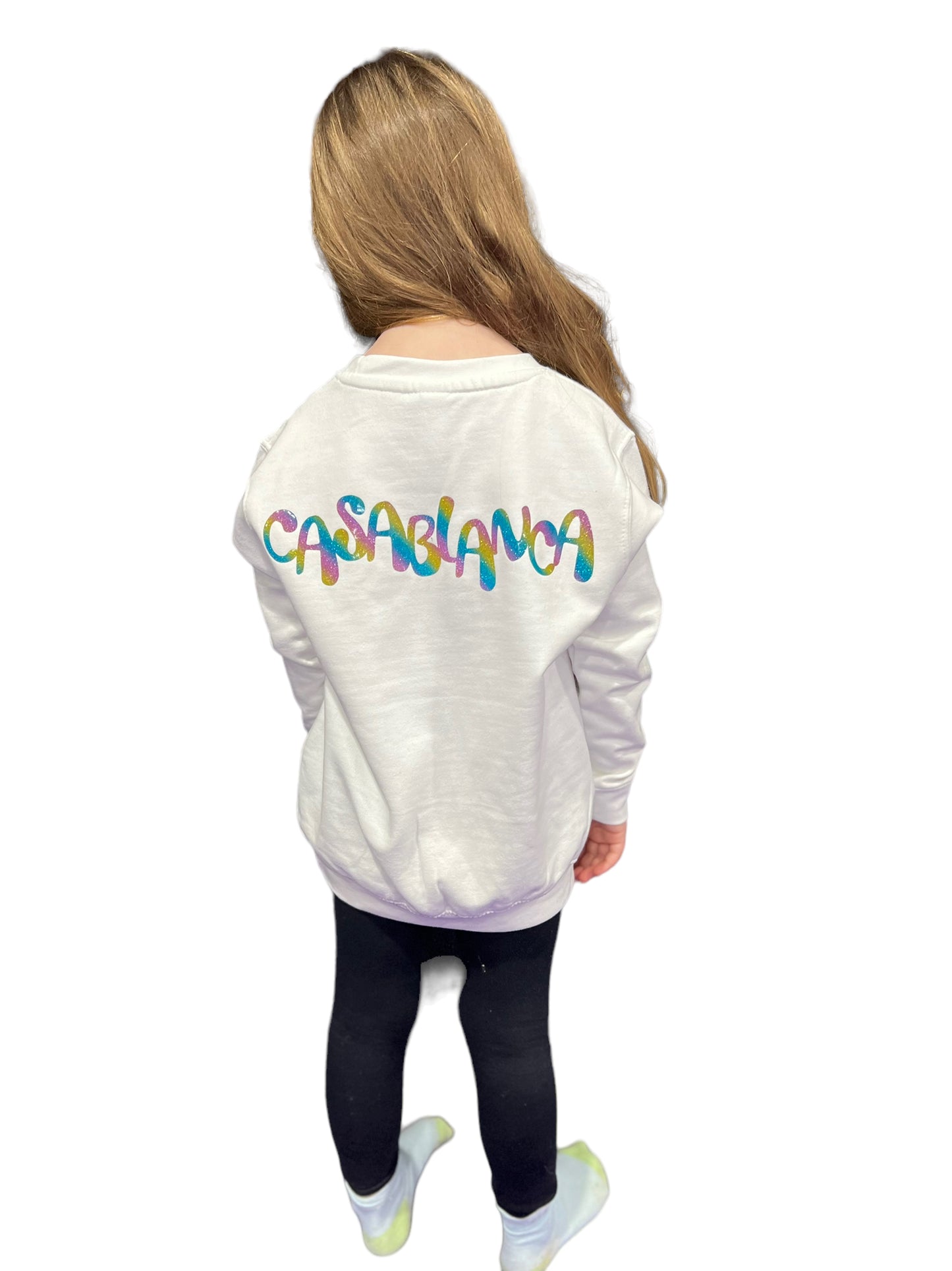 Rainbow Glitter Sweatshirt