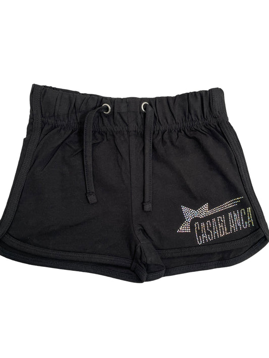 Rhinestone Logo Shorts