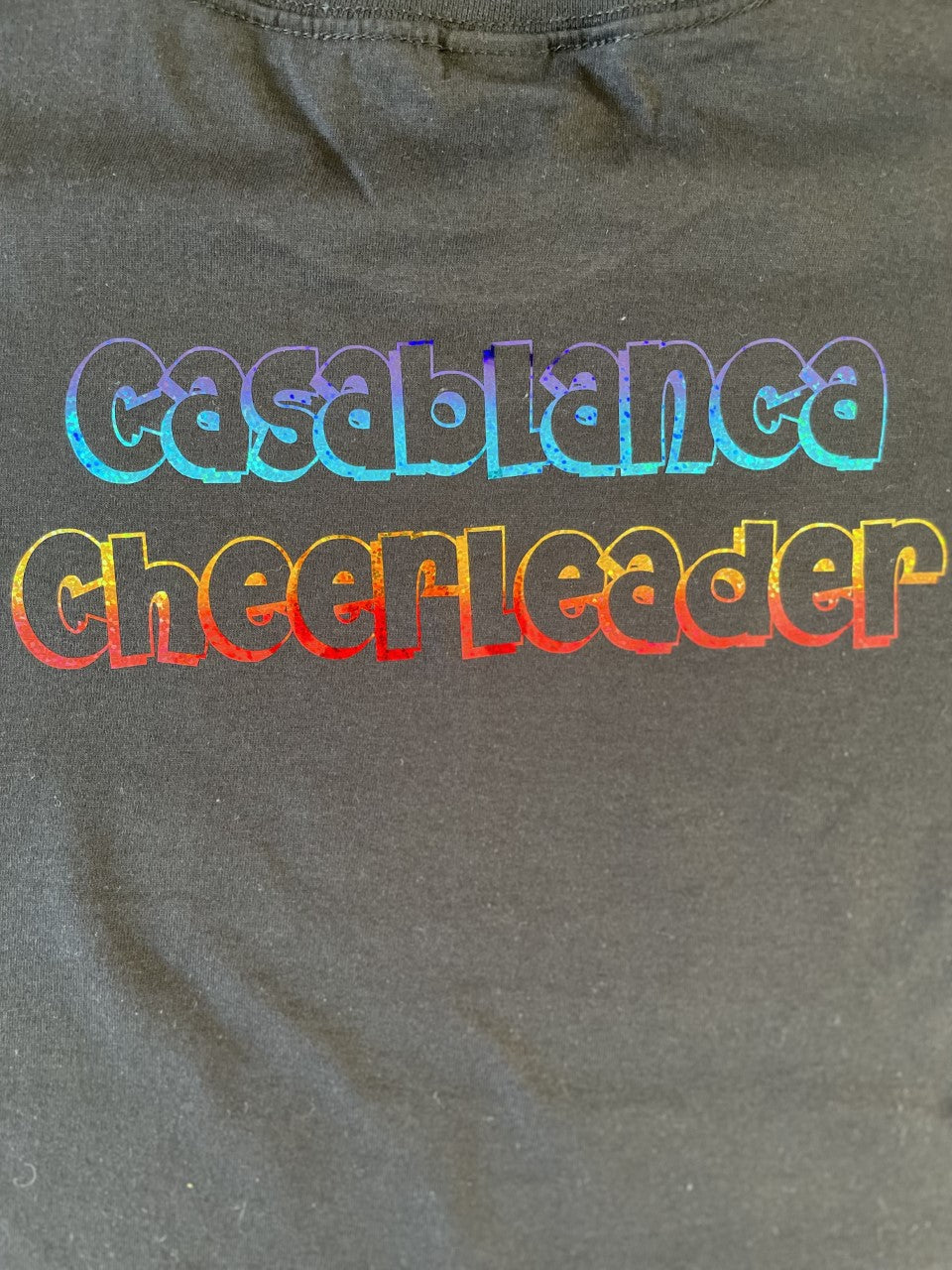 Sparkle Rainbow Cheerleader T-Shirt