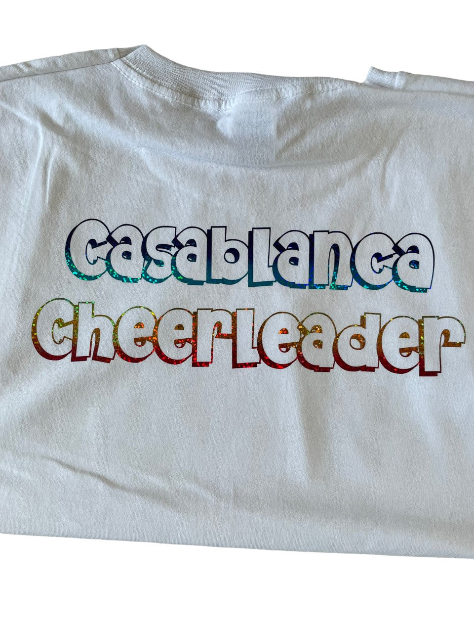 Sparkle Rainbow Cheerleader T-Shirt