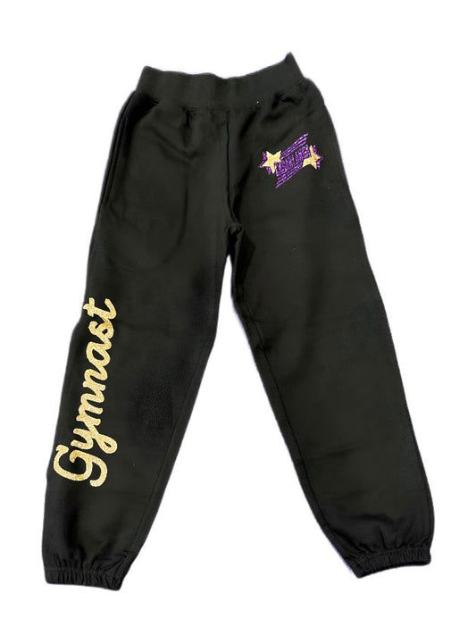 Glitter Logo Gymnast Joggers