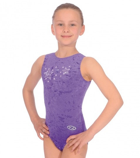 Purple Sleeveless Club Training Leotard